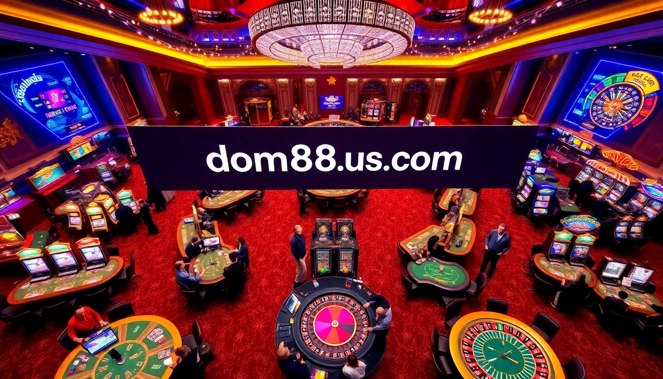 Experience the thrill of gambling at dom88.us.com with vibrant tables and exciting gameplay.