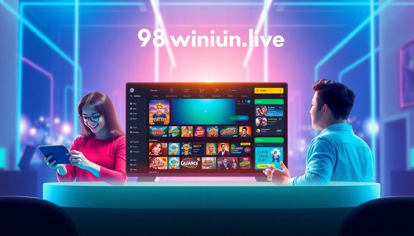 Online betting interface of 98winwin.live showcasing sports and casino games.