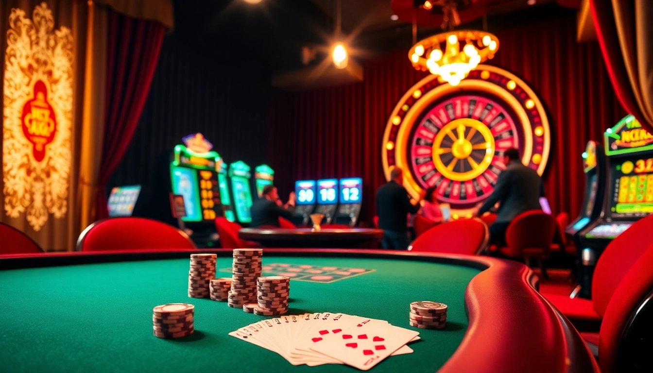 Experience thrilling gameplay at s666 Casino with vibrant tables and exciting gaming elements.