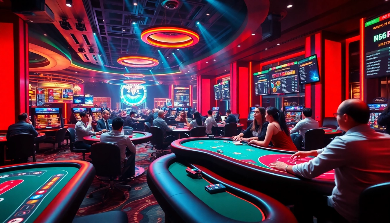 winvn88.live offers an exciting casino experience with engaging tables and vibrant atmosphere.